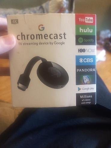 apple tv 4th: Google Chromecast (4K) – TV üçün axın qurğusu Xüsusiyyətlər: - 4K — 1
