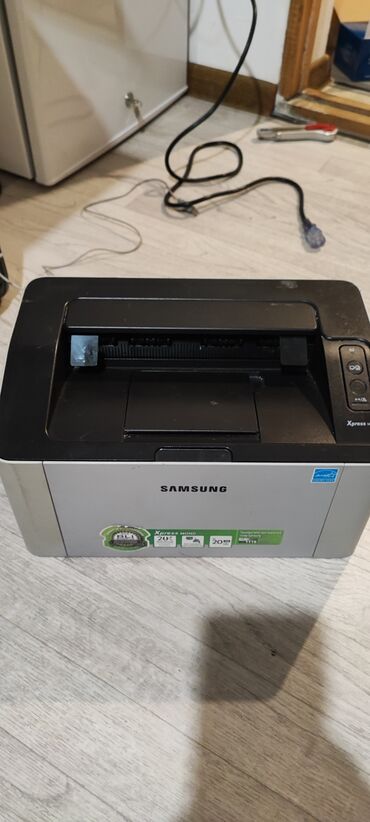 оригинальные расходные материалы pickit черно белые картриджи: Лазерный Принтер Samsung Express M2020. Новый картридж. Печатает