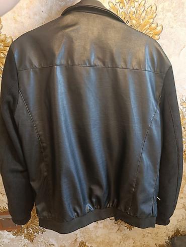 dəri kurtkalar kişi: Qara kişi gödəkçəsi – MJFS, “ASSECCORY Fashion Classic Design” — 2