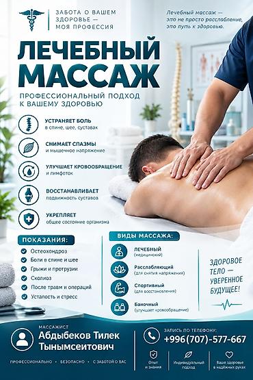 Массаж | Лечебный массаж | Остеохондроз