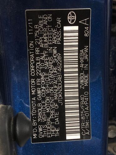 Toyota: Salam. Maşın öz adımadı İli 2011. Texpasport Siğorta yeni olunub — 10