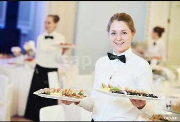 Ofisiantlar: Ofisiant tələb olunur, Restoran, Gündəlik ödəniş, İstənilən yaş, Təcrübəsiz