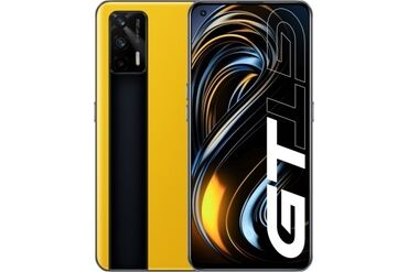 реалми gt: Realme GT 5G, Б/у, 256 ГБ, цвет - Желтый, 2 SIM