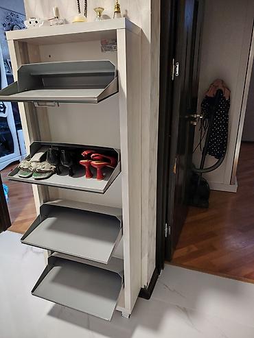Ayaqqabı dolabları: Yeni, 4 qapılı, Ağ, Taxta Ayaqqabı dolabı — 3