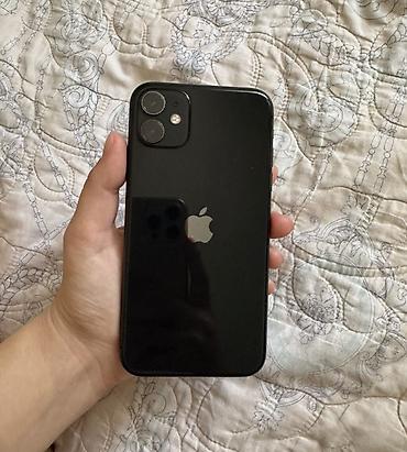 IPhone 11, Б/у, 128 ГБ, Черный, Защитное стекло, Чехол, 71 %