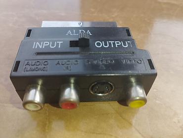 tvin tv elaqe: SCART AV RCA svideo adapteri / keçid çeviricisi Televizor, DVD — 1