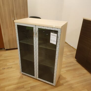 led profil: Dolab - alminim profil ilə 2 şüsəli qapılı dolab - 800*420*1183H