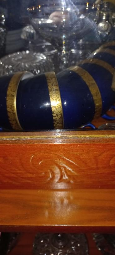 Çay dəstləri və servizlər: Çay dəsti, rəng - Göy, Farfor — 15