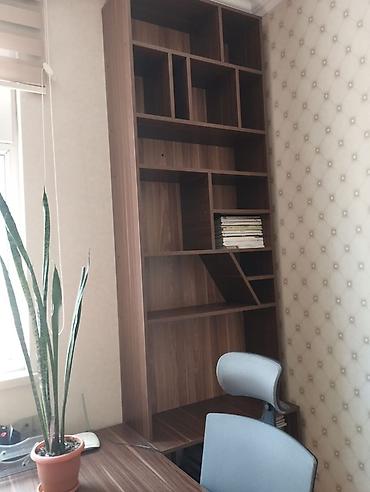 Ofis mebeli: Ofis mebel dəsti – masa, kitab rəfi və ergonomik kreslo - Material — 4