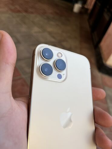 dubai iphone 13 pro max qiymeti: IPhone 13 Pro Max, 256 GB, Qızılı, Simsiz şarj, Face ID