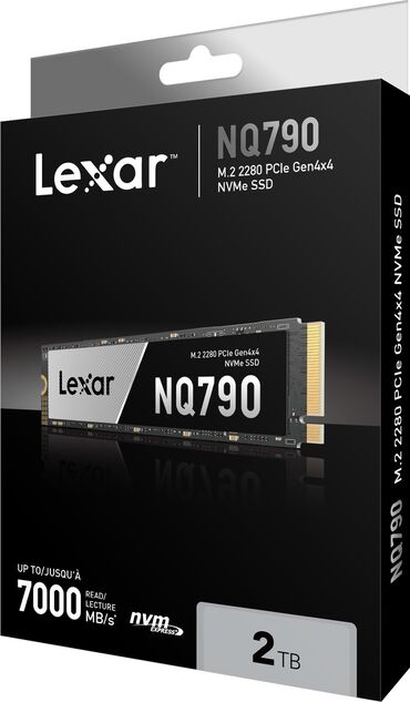 купить ssd: Маалымат алып жүрүүчү, Жаңы, Lexar, SSD, ПК үчүн