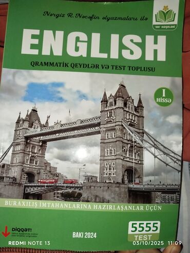 harry potter və fəlsəfə daşı pdf yüklə: İngilis dili Testlər 10-cu sinif, 1-ci hissə, 2024 il