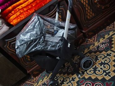 каляски для двойни или погодок: Балдар арабасы, түсү - Кара
