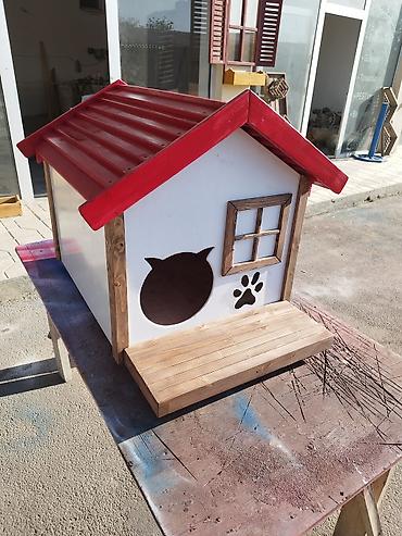 it yuvasi satilir: Taxta it evi / ev heyvanı evi - Material: Keyfiyyətli ağac — 1