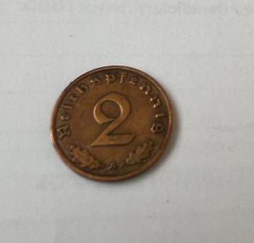 Sikkələr: Almaniya, 1940 – 2 Reichspfennig sikkəsi - Nominal: 2 Reichspfennig - — 3
