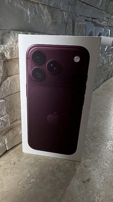 IPhone 18 Pro, Новый, 256 ГБ, Бордовый, Кабель, 100 %