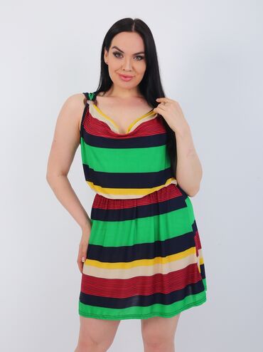 Платья: Платье размер стандартный (48-52) ткань холодок.производство Индия