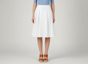 plisowane spódnice pomarańczowa: Women`s skirt, size S