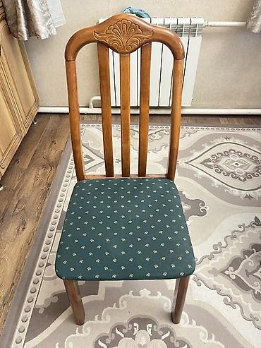 study table: Обеденная группа из дерева: овальный стол и 5 стульев. Стол 2м длина 1 — 2