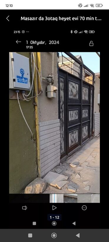 Həyət evləri və villaların satışı: Masazırda 3 otaqlı həyət evi - Plan: 3 otaq, ayrı mətbəx - Giriş — 9