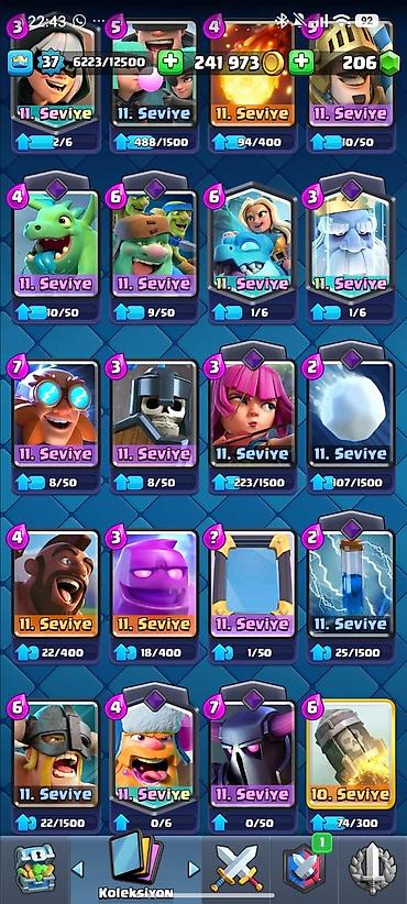 Digər: Endirim var ✅✅✅✅✅✅ ✅ ✅ Clash Royale hesabı - Kral səviyyəsi: 37 - — 7