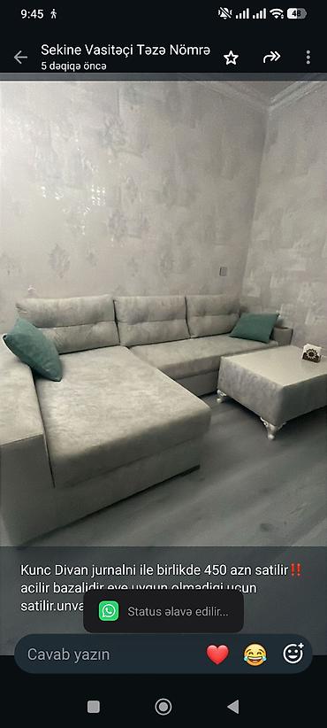 Kunc Divan jurnalni ile birlikde 450 azn satilir‼️acilir bazalidir eve lalafo.az -da Kunc Divan jurnalni ile birlikde 450 azn satilir‼️acilir bazalidir eve