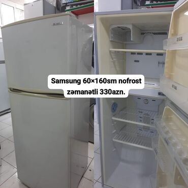 Dərin dondurucular: İşlənmiş Soyuducu Samsung, No frost, İki kameralı, rəng - Boz