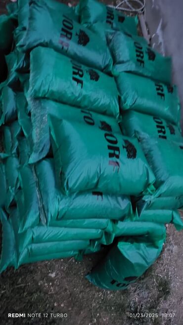 Torf: Torf 250 litrlik balaken torfu ekolayf peyin torpaq şitil qablarda — 13