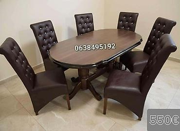 Setovi stolova i stolica: Trpezarijski setovi stolova i stolica, više modela. Detalji dizajna i — 10