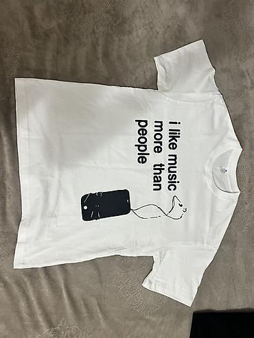 Мужская футболка, XL, Новый, цвет - Белый, Самовывоз