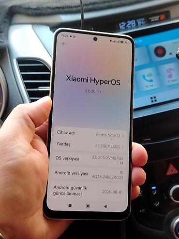 gen: Redmi Note 12, 128 GB, rəng - Qızılı, İki sim kartlı — 3