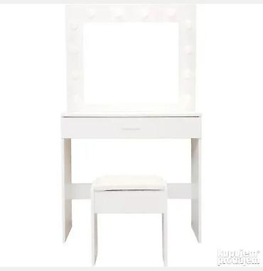 polica merdevine ikea: Toaletni sto za šminkanje LARIX sa LED ogledalom i stolicom Unesite — 3