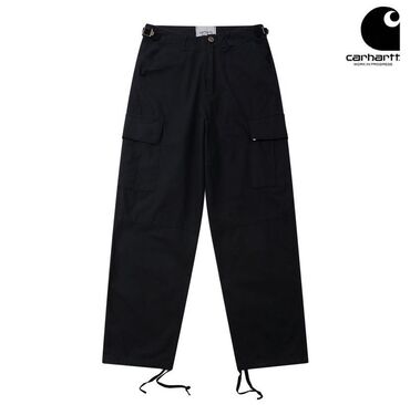 мужские штаны на резинке: Брюки L (EU 40), цвет - Черный
