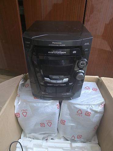 panasonic musiqi: Panasonic SC-AK200 CD Stereo System Xüsusiyyətlər: - Güc: 70W x2 — 4