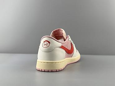 jordan 1: Məhsul: Nike x Cactus Jack Air Jordan 1 Low – çəhrayı/ağ/qırmızı rəng — 2