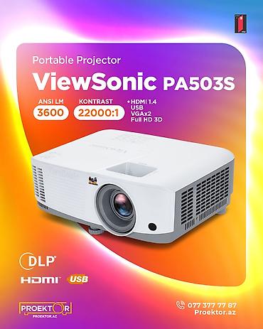 vga hdmi: Yeni Portativ Proyektor ViewSonic, Ödənişli çatdırılma — 1