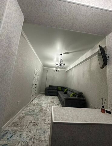 квартира на долгое время: 1 бөлмө, Кыймылсыз мүлк агенттиги, Чогуу жашоосу жок, Толугу менен эмереги бар, Жарым -жартылай эмереги бар