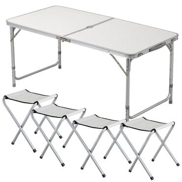 пластиковый стол размеры: Стол, цвет - Белый, Новый