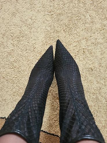 батильоны: Ботинки, 37, Zara, Б/у, цвет - Черный — 9