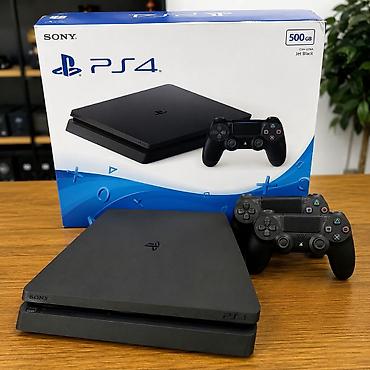 ps4 joystik: Sony PlayStation 4 Slim - Model: PS4 Slim, - Daxili yaddaş: 500gb - — 2
