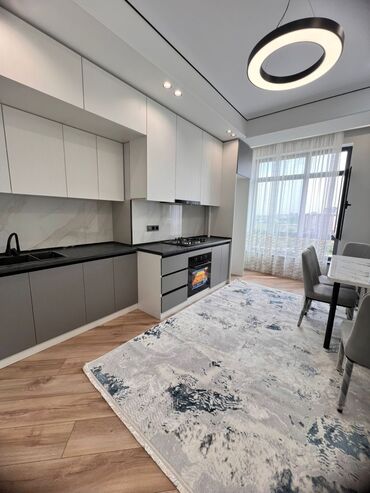 квартиры в районе кызыл аскер: 1 комната, 45 м², Элитка, 8 этаж, Дизайнерский ремонт