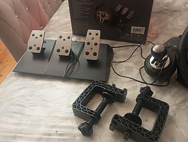 xbox logitech g920: Rampage V902 Gaming Racing Wheel – tam set Xüsusiyyətlər: - 6-in-1 — 4