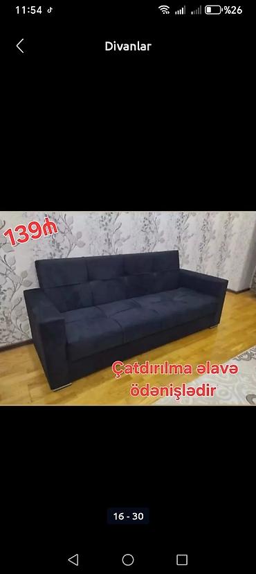 Divanlar: Divan, Yeni, Açılan, Bazalı, Parça, Ödənişli çatdırılma — 6