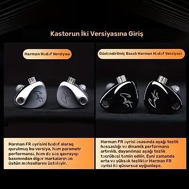 ucuz modemler: 🎧 KZ Castor IEM | Mikrofonlu | Gaming + HiFi | Tam yeni, bağlı qutuda — 4