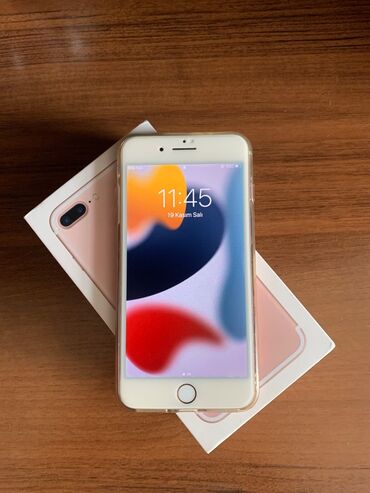 iphone adaptr: IPhone 7 Plus, 32 GB, Rose Gold, Barmaq izi, Sənədlərlə, Zəmanət