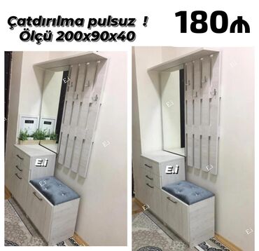 Yeni, 2 qapılı Düz dolab, Dəhliz dolabı