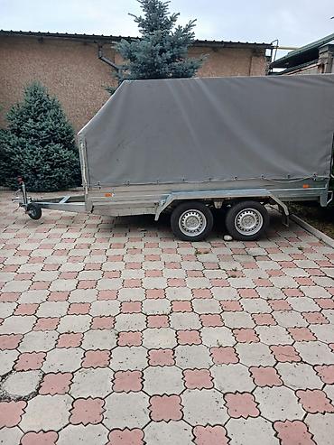 домики на колесах: Прицеп‑тент двухосный - Тип: автомобильный прицеп с высокими бортами — 1
