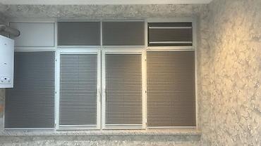 Ev üçün dekor: Plisse jalüzlər – pəncərə və balkon qapıları üçün kompakt — 2