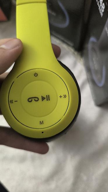 sony ses sistemi: Yeni Simsiz (Bluetooth) Qulaqcıqlar, JBL, rəng - Sarı — 3