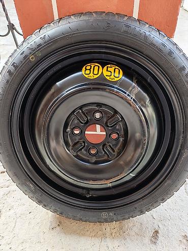Шины и диски: Dönər ehtiyat təkər (space saver) – Dunlop SPARE TIRE, disklə birlikdə — 1